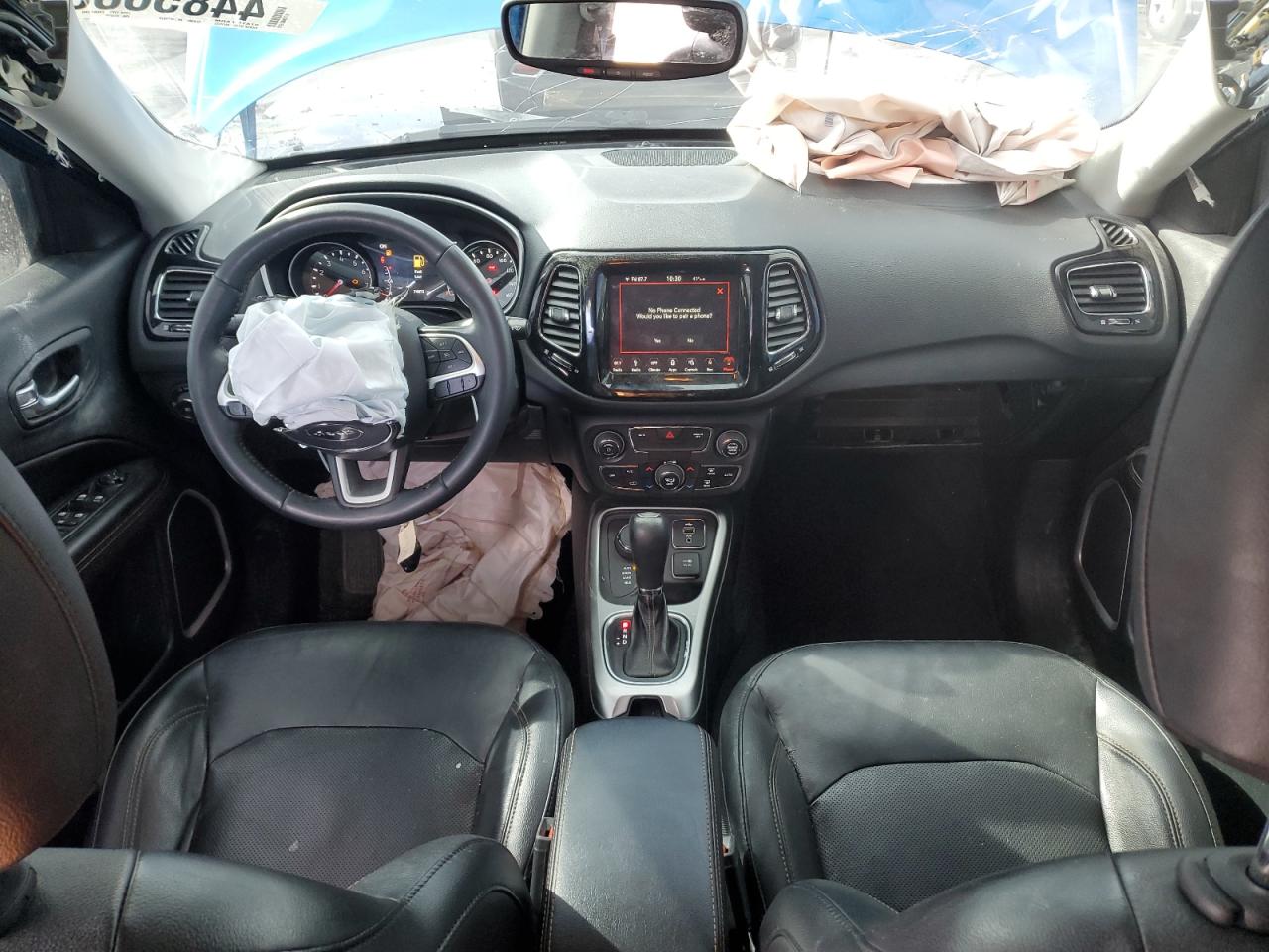 2018 Jeep Compass VIN 3C4NJDCBXJT315299 Copart auction photo, front end damage thumbnail 8