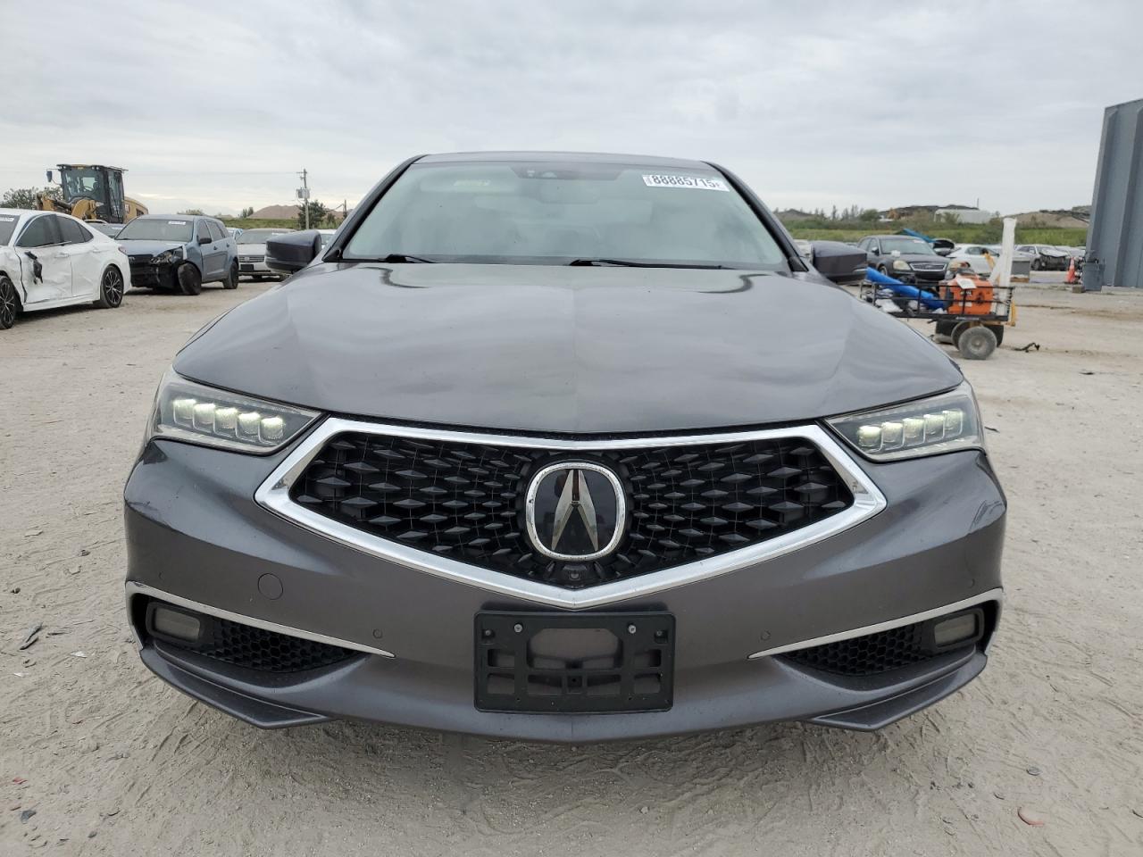 2019 Acura TLX VIN 19UUB3F86KA001145 Copart auction photo, undercarriage / front end damage thumbnail 5