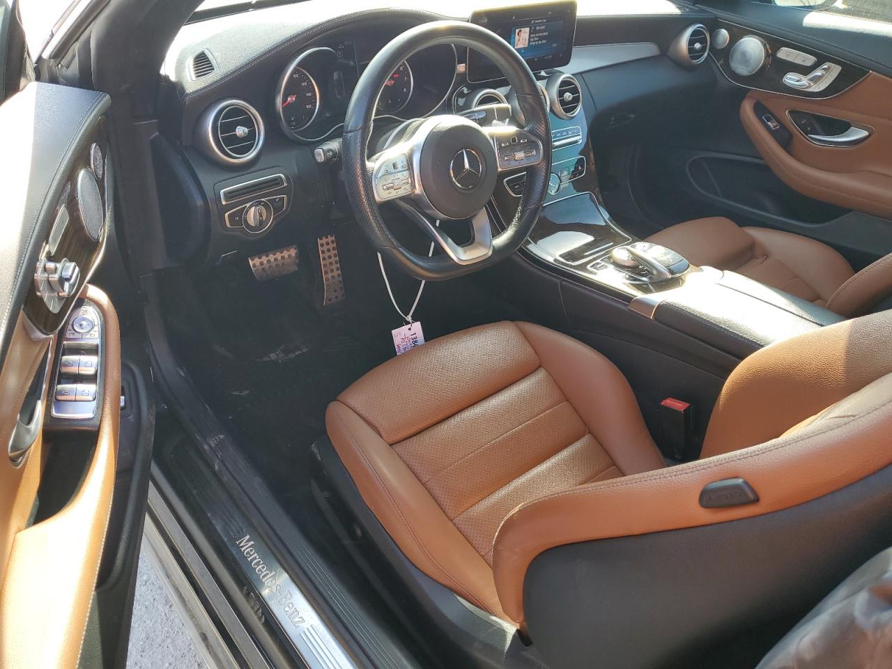 2020 Mercedes-Benz C-klasse VIN W1KWK8DB0LF996311 Copart auction photo, front end / side damage thumbnail 8