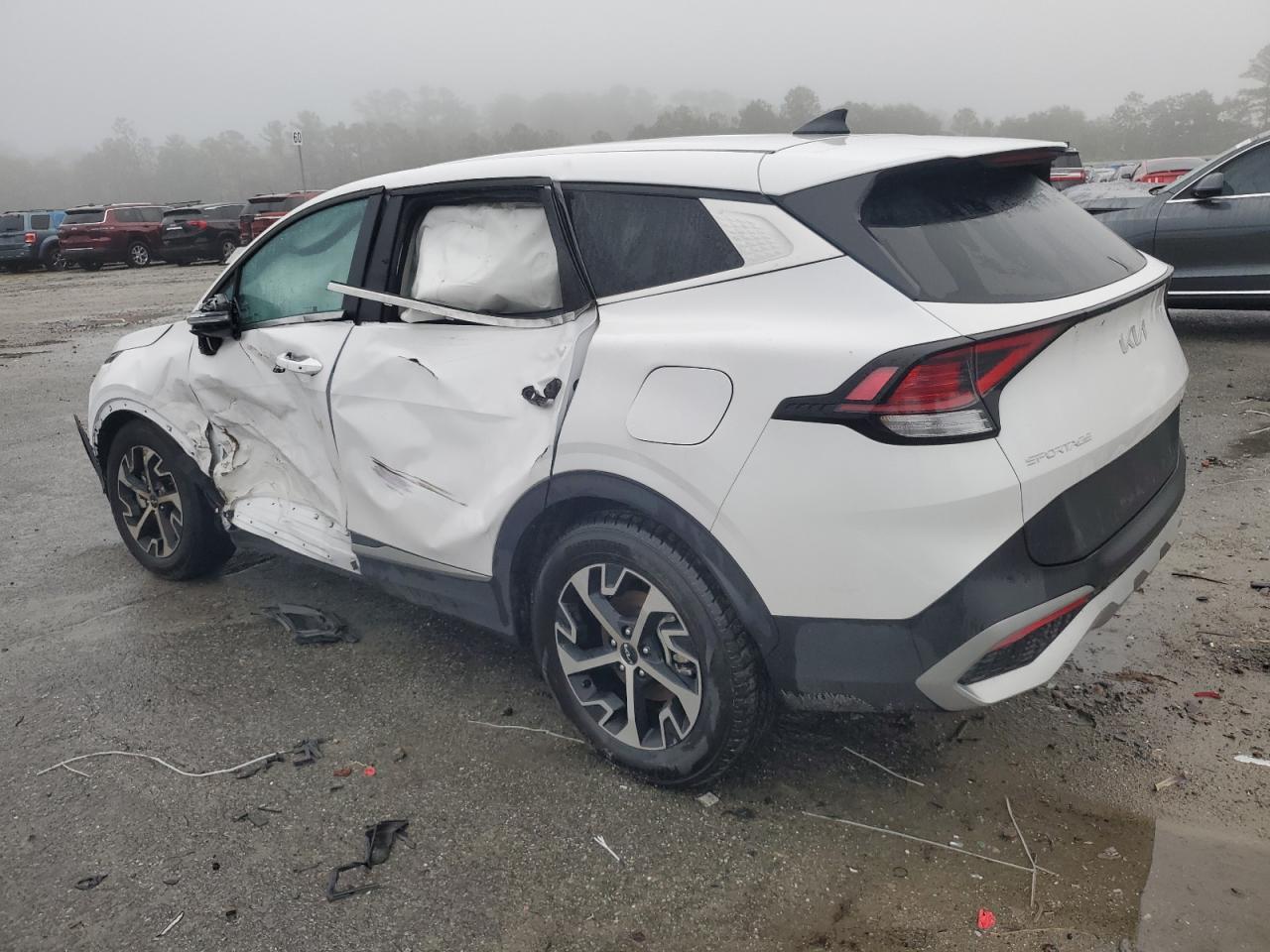 2024 KIA Sportage VIN 5XYK33DF2RG144740 Copart auction photo, side damage thumbnail 2