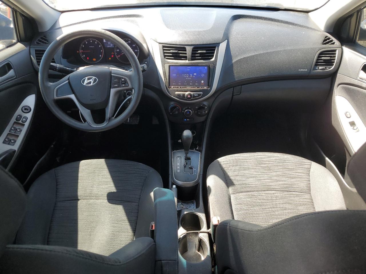 2016 Hyundai Accent VIN KMHCT5AE7GU269509 Copart auction photo, side damage thumbnail 8