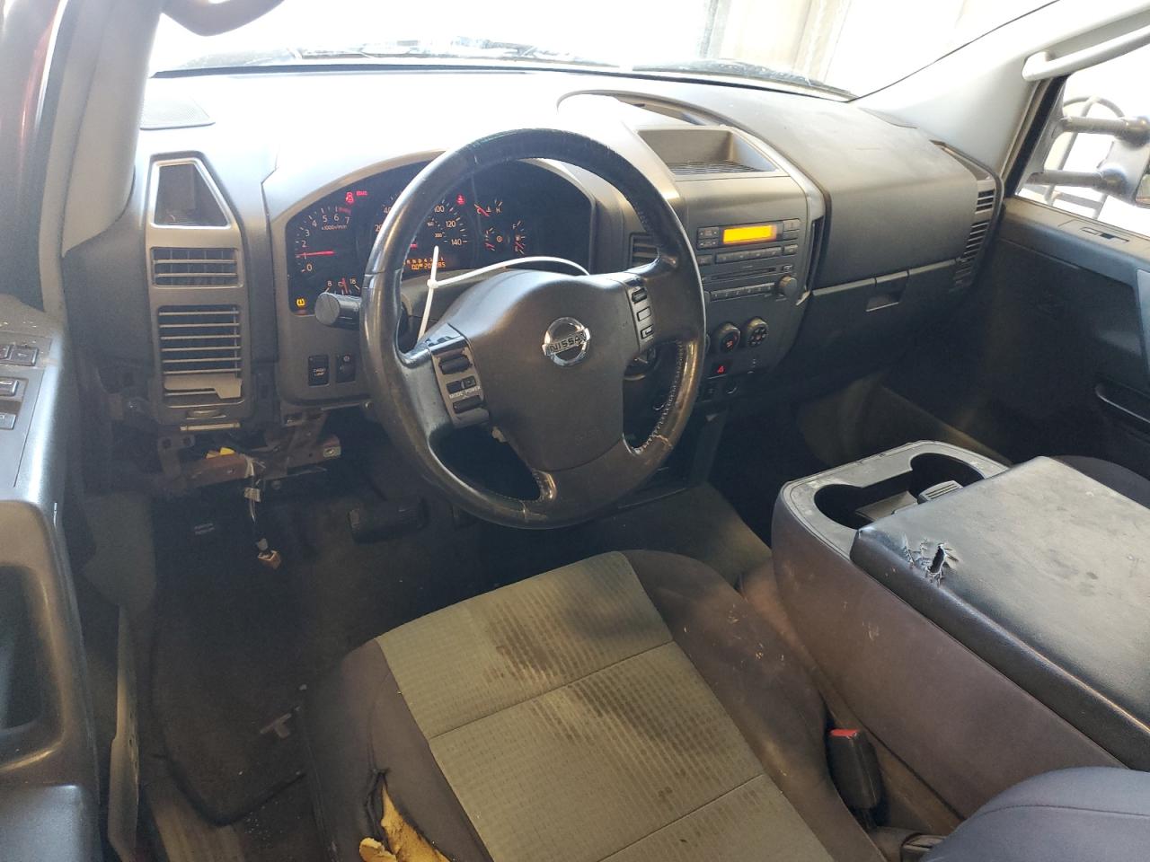 2004 Nissan Titan VIN 1N6AA06B14N540831 Copart auction photo, front end / rear end damage thumbnail 8