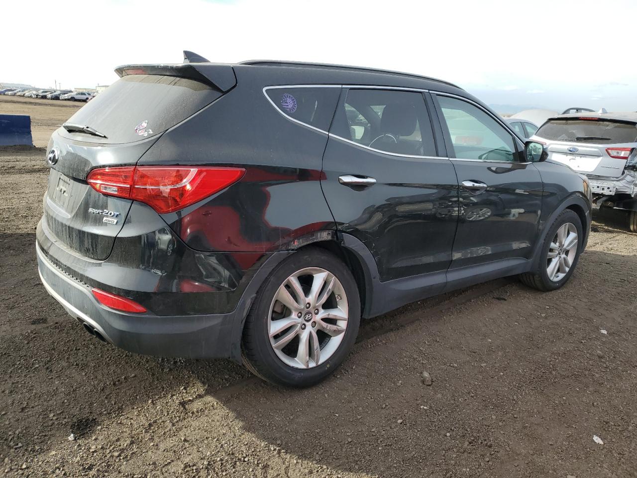 2013 Hyundai Santa Fe VIN 5XYZUDLA2DG114606 Copart auction photo, side damage thumbnail 3