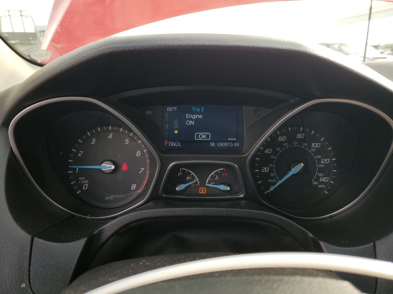 2014 Ford Focus VIN 1FADP3F28EL432158 Copart auction photo, rear end damage thumbnail 9