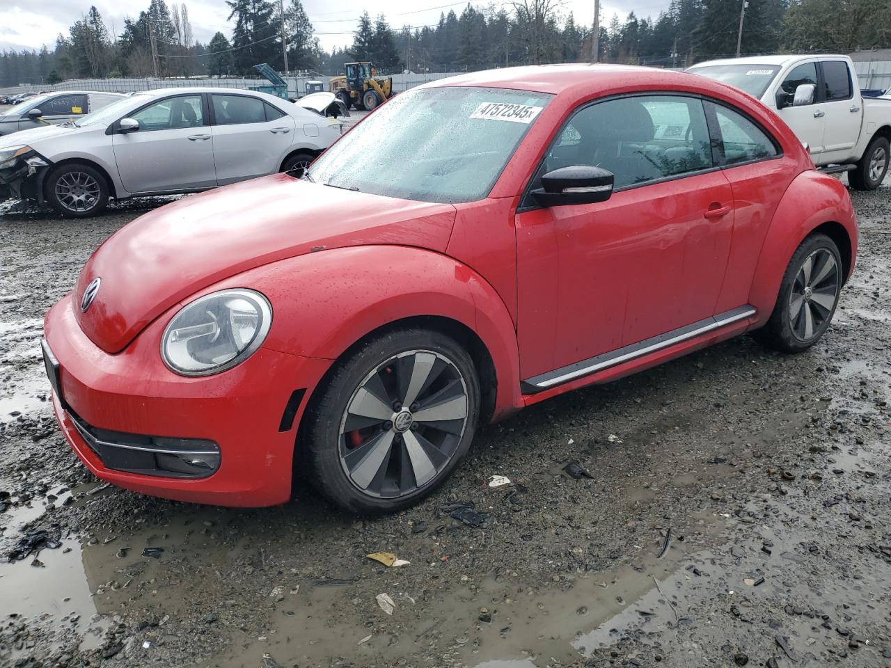 2012 Volkswagen Beetle VIN 3VWVA7AT4CM624953