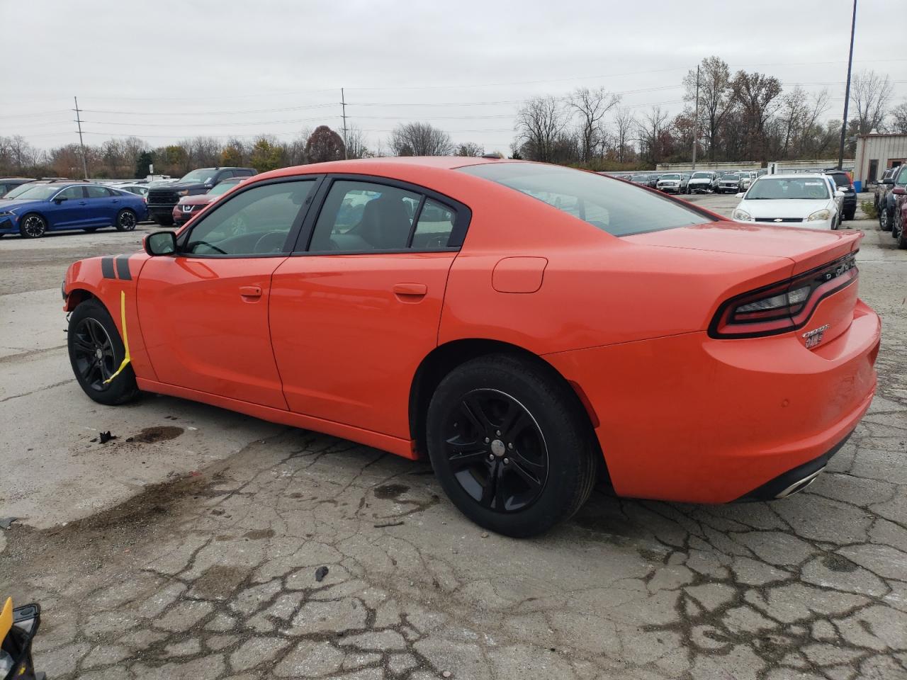 2020 Dodge Charger VIN 2C3CDXBG1LH149591 Copart auction photo, front end / side damage thumbnail 2