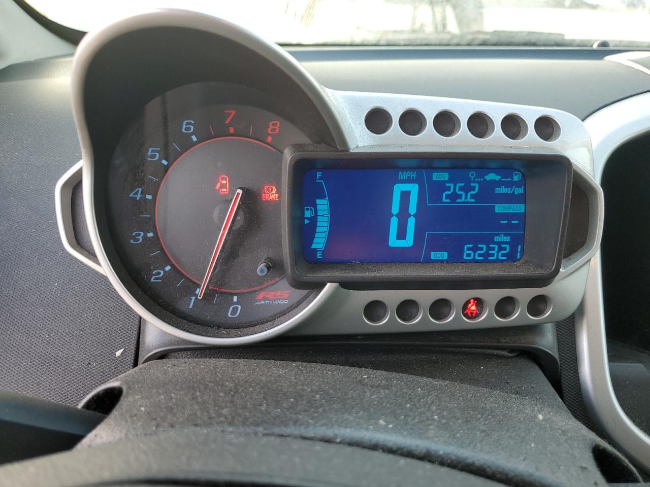 2014 Chevrolet Sonic VIN 1G1JH6SB3E4157674 Copart auction photo, front end / side damage thumbnail 9