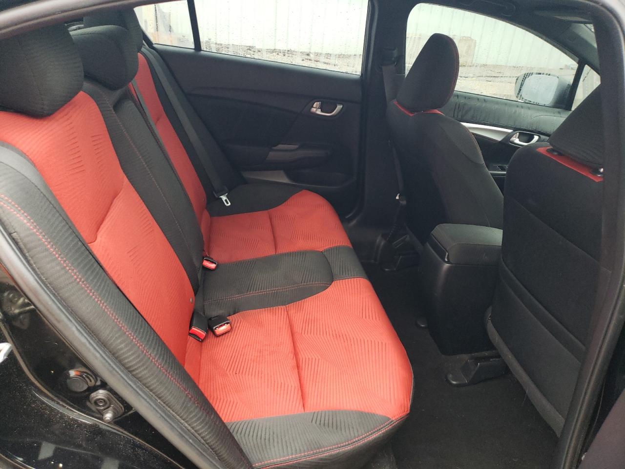 2015 Honda Civic VIN 2HGFB6E54FH702064 Copart auction photo, rear end damage thumbnail 10