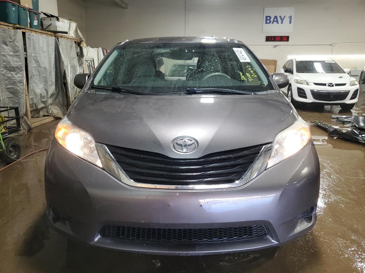 2014 Toyota Sienna VIN 5TDKK3DC6ES518871 Copart auction photo, rear end damage thumbnail 5