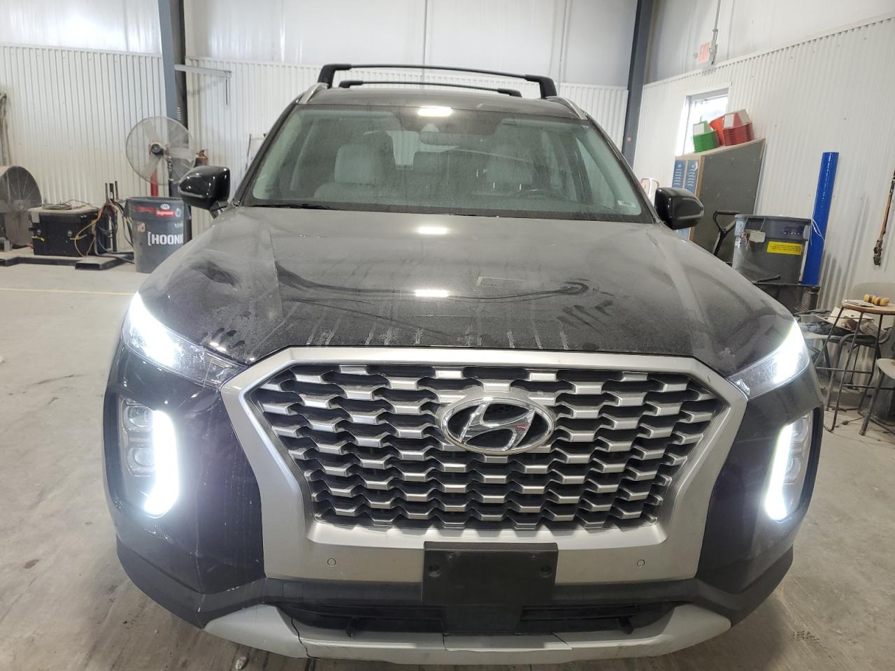 2021 Hyundai Palisade VIN KM8R4DHE8MU181636 Copart auction photo, rear end damage thumbnail 5