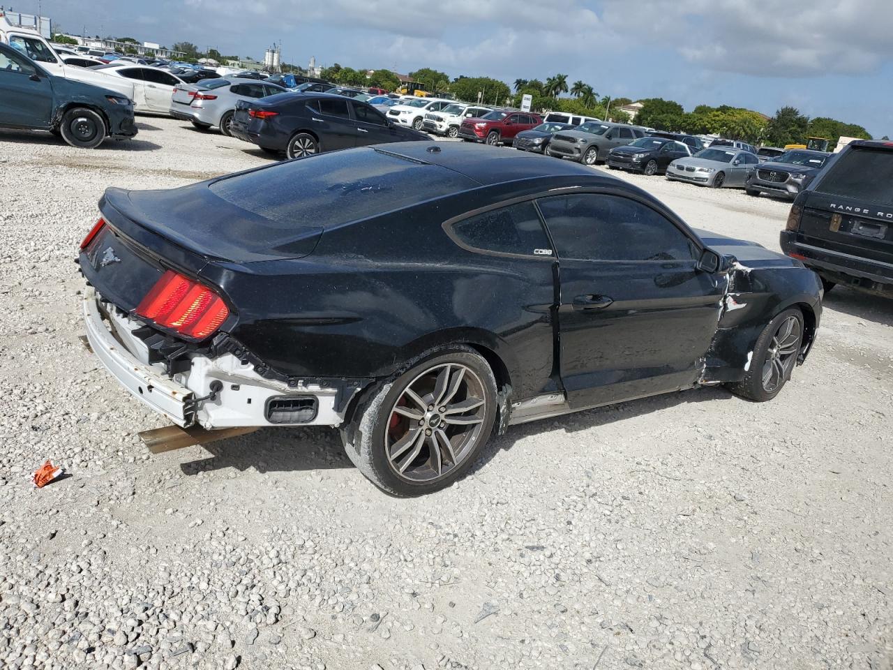 2017 Ford Mustang VIN 1FA6P8TH2H5205376 Copart auction photo, rear end / front end damage thumbnail 3