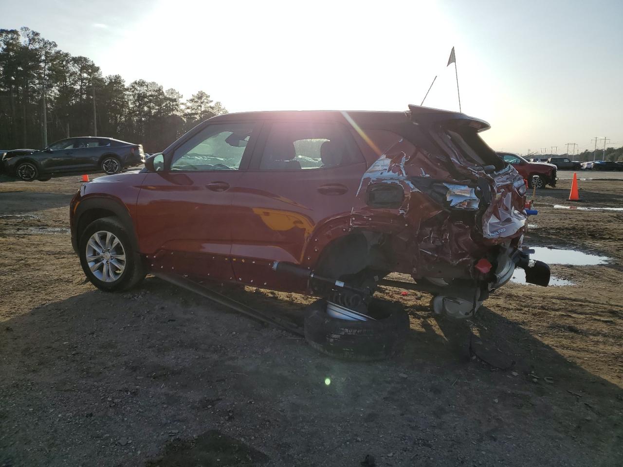 2021 Chevrolet TrailBlazer VIN KL79MMS20MB041737 Copart auction photo, rear end damage thumbnail 2