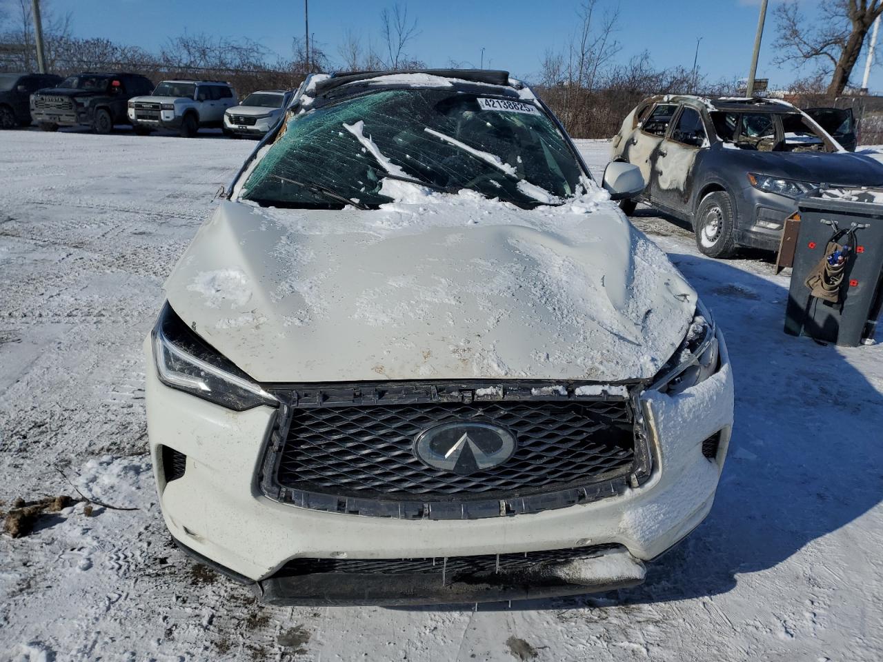 2020 Infiniti QX50 VIN 3PCAJ5M33LF114454 Copart auction photo, all over damage thumbnail 5