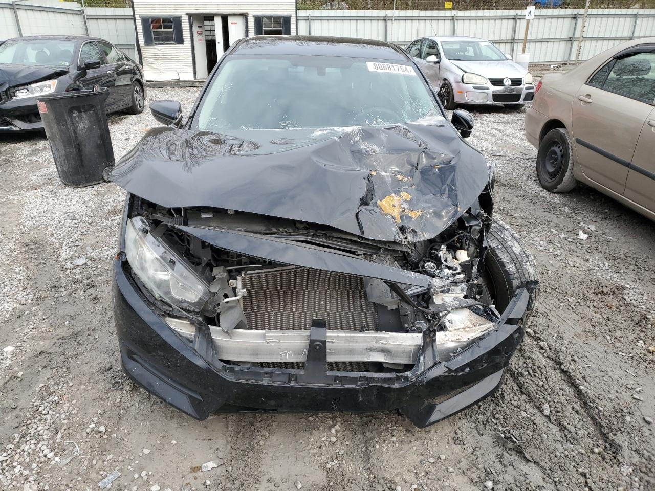 2016 Honda Civic VIN 19XFC2F56GE003552 Copart auction photo, front end damage thumbnail 5
