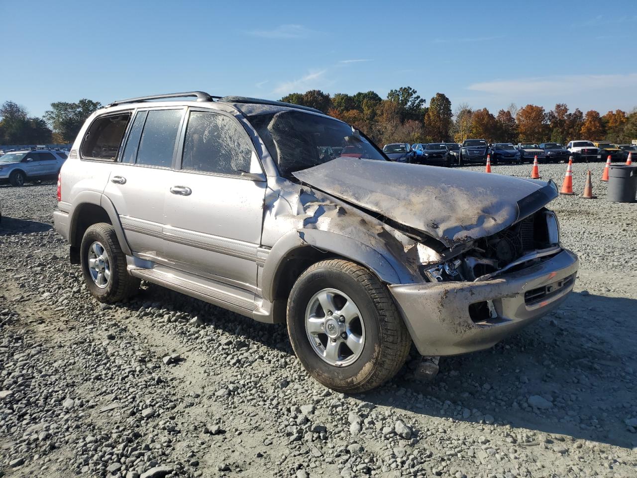 2001 Toyota Land Cruiser VIN JTEHT05J212015774 Copart auction photo, all over damage thumbnail 4
