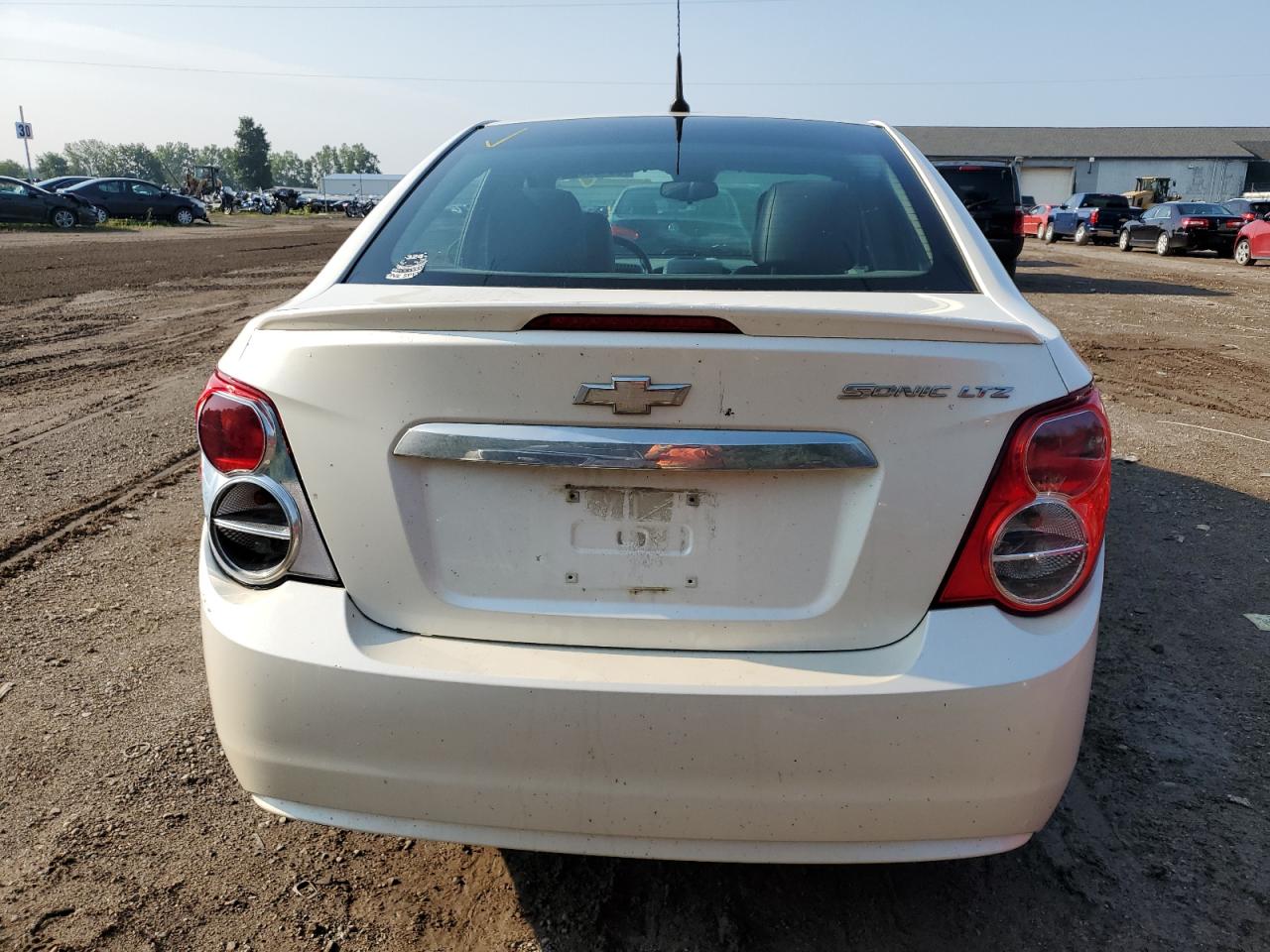 2013 Chevrolet Sonic VIN 1G1JE5SH4D4226815 Copart auction photo, front end / side damage thumbnail 6