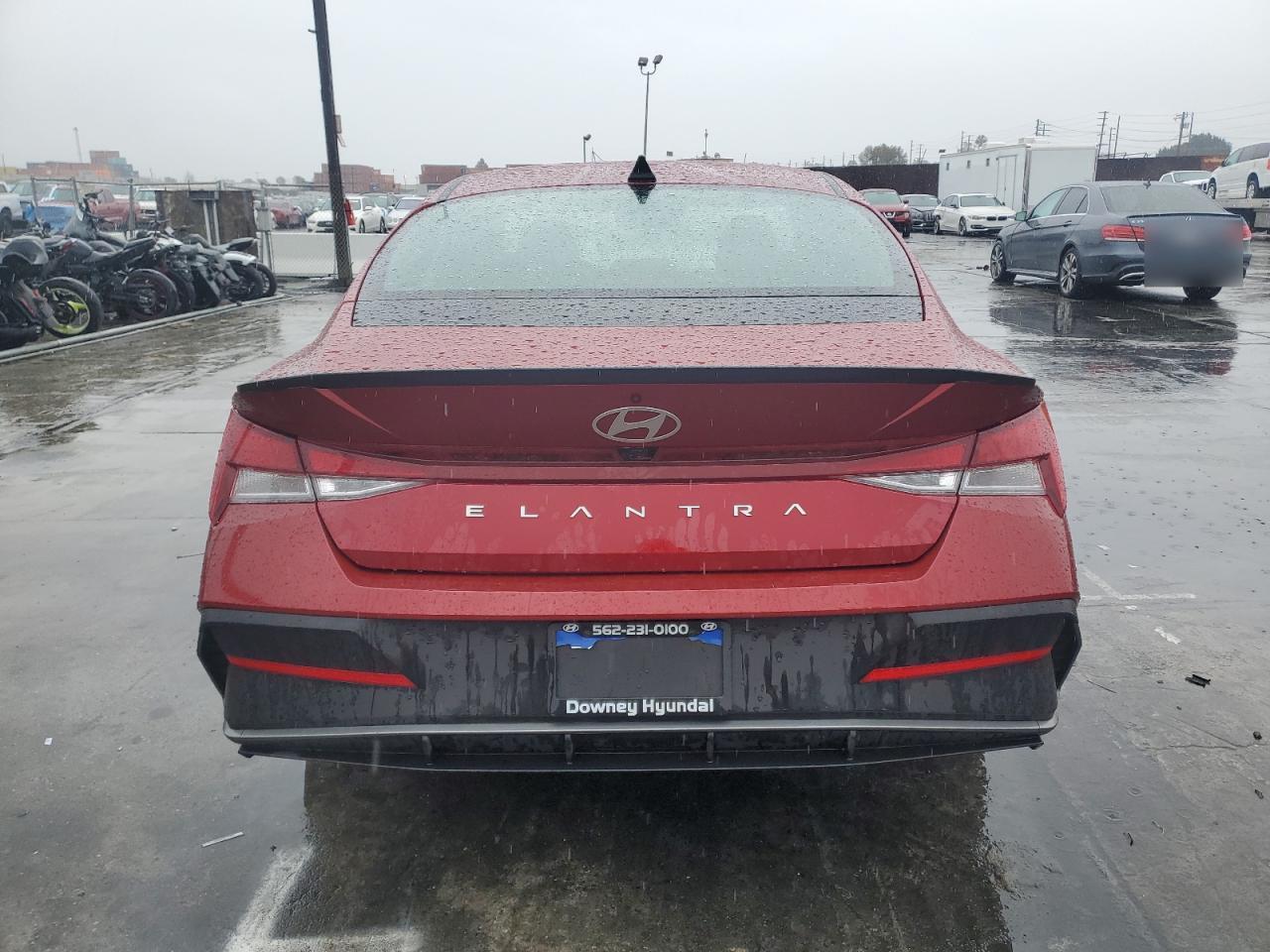 2025 Hyundai Elantra VIN KMHLM4DG5SU910301 Copart auction photo, front end damage thumbnail 6