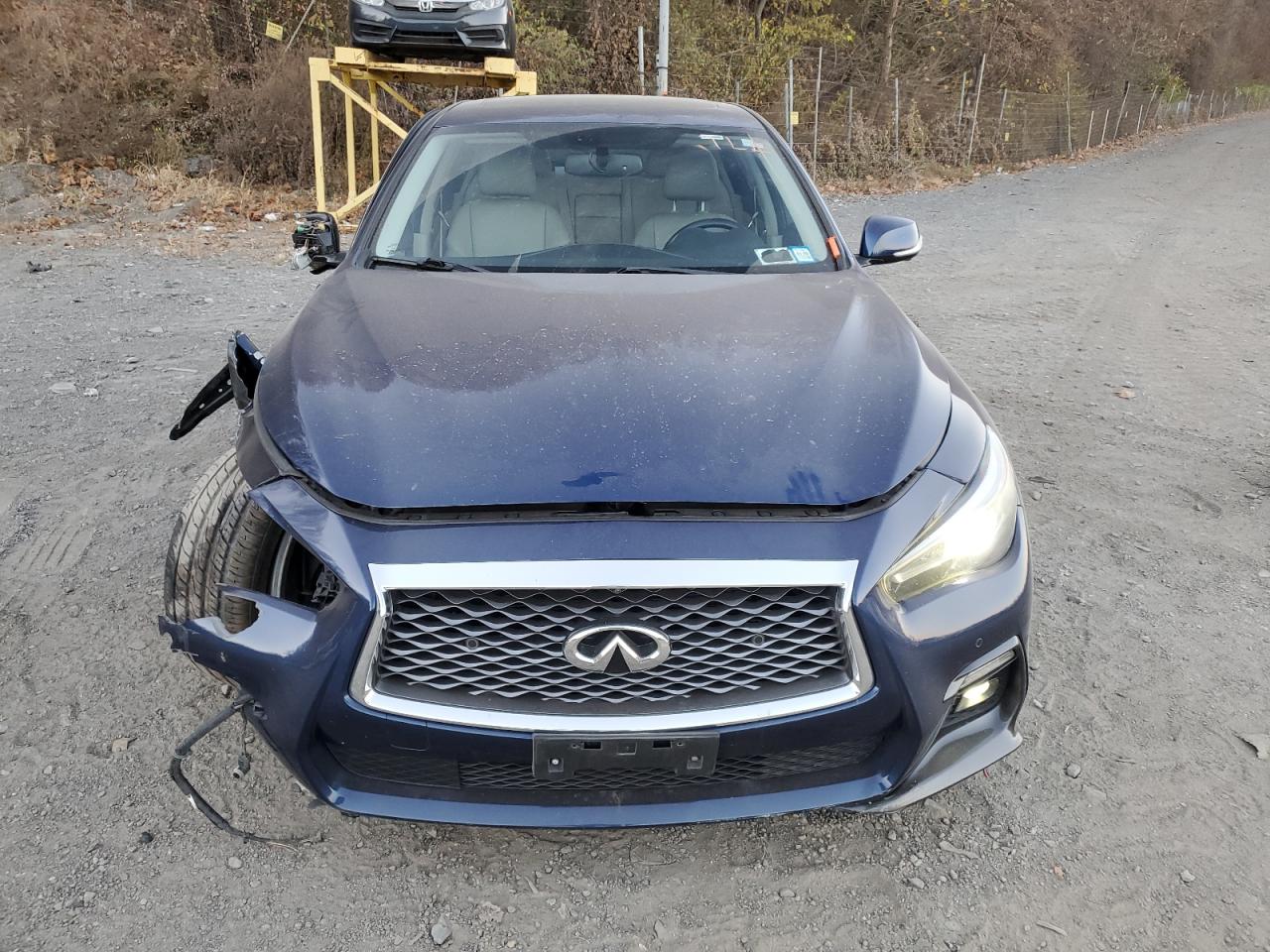2019 Infiniti Q50 VIN JN1EV7AR3KM590173 Copart auction photo, all over / side damage thumbnail 5