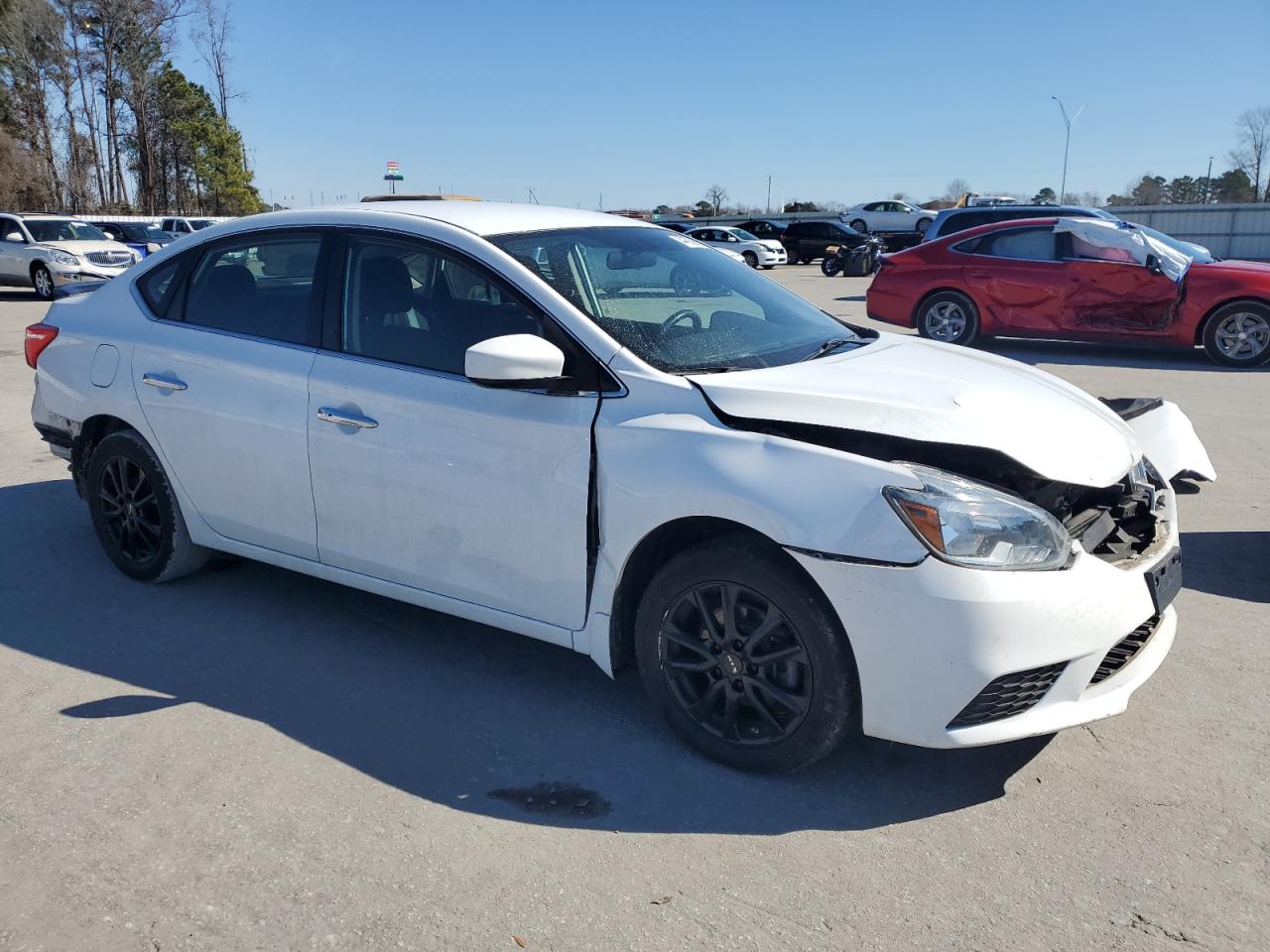 2018 Nissan Sentra VIN 3N1AB7AP6JL626131 Copart auction photo, rear end / front end damage thumbnail 4