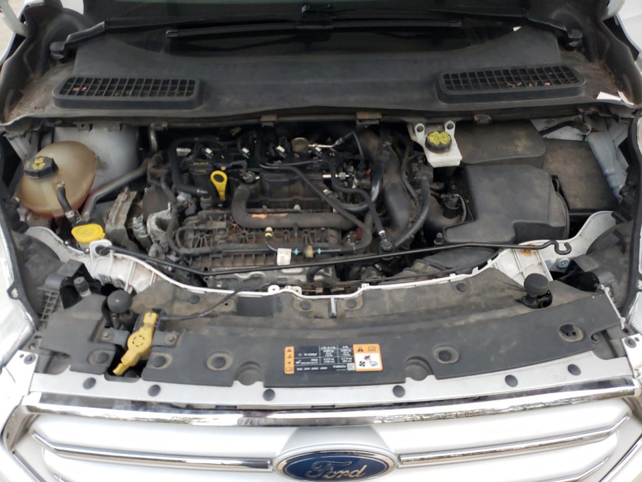 2018 Ford Escape VIN 1FMCU9GD1JUB15307 Copart auction photo, front end / side damage thumbnail 11