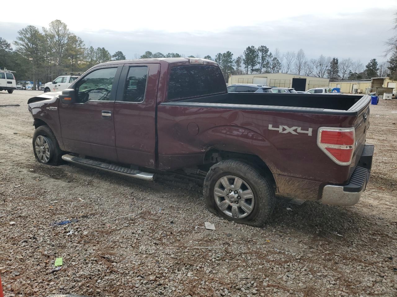 2010 Ford F-150 VIN 1FTFX1EV7AFA26142 Copart auction photo, front end / side damage thumbnail 2