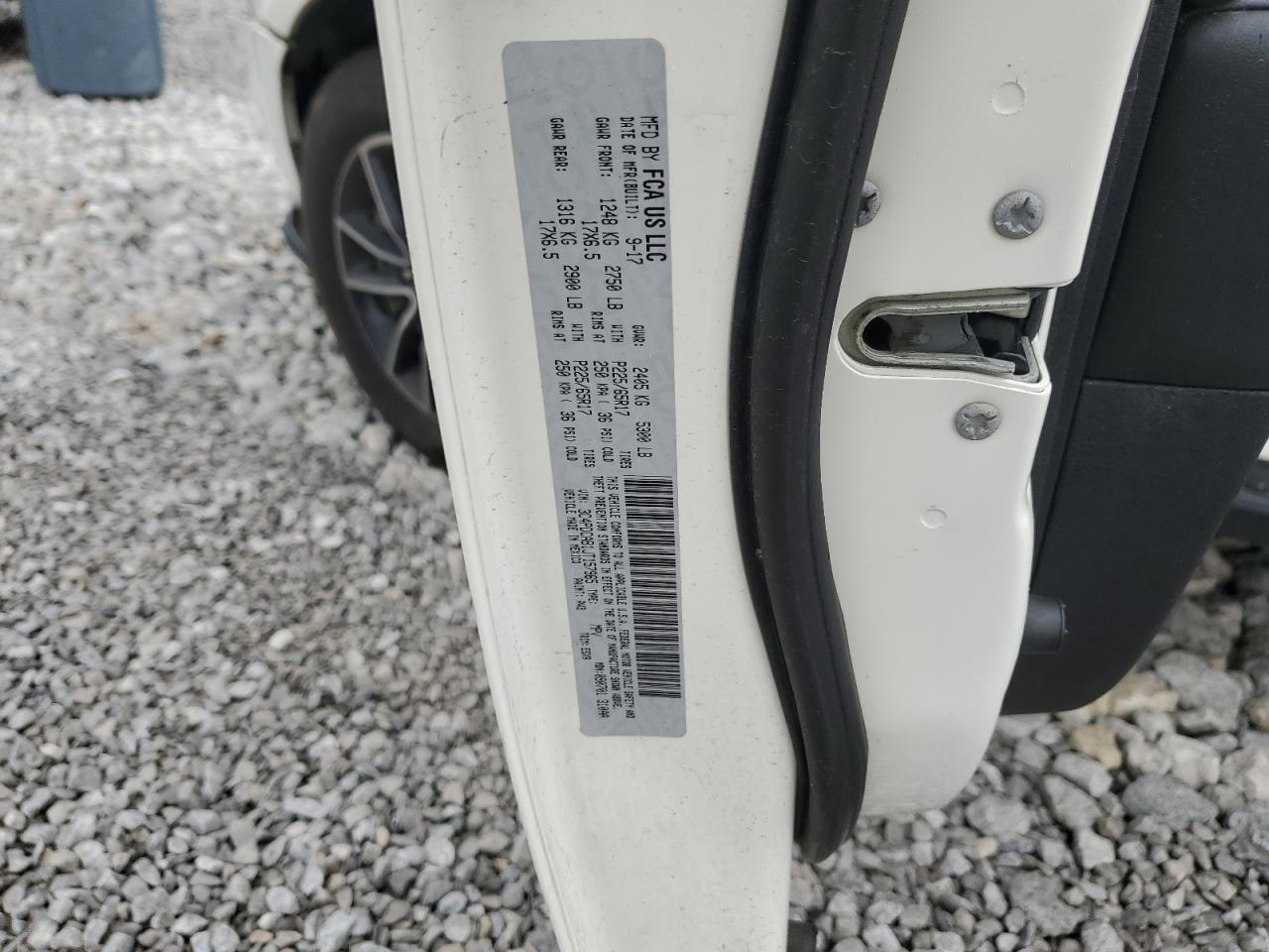 2018 Dodge Journey VIN 3C4PDCAB1JT157965 Copart auction photo, front end / undercarriage damage thumbnail 13