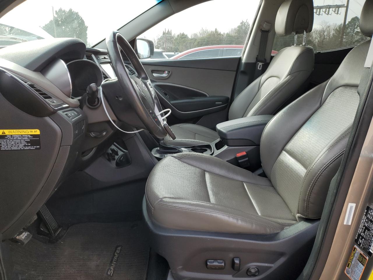 2015 Hyundai Santa Fe VIN 5XYZW4LA5FG239256 Copart auction photo, front end damage thumbnail 7