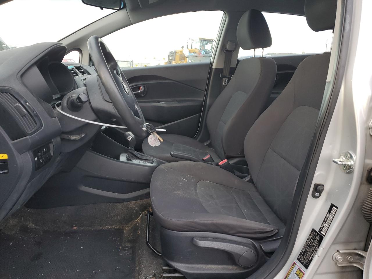 2013 KIA Rio VIN KNADM4A3XD6242347 Copart auction photo, front end damage thumbnail 7