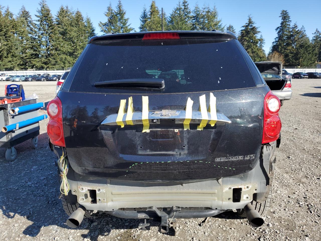 2013 Chevrolet Equinox VIN 2GNFLFE36D6398374 Copart auction photo, rear end / front end damage thumbnail 7