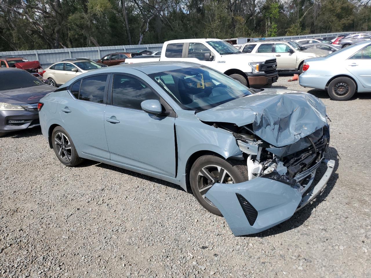 2024 Nissan Sentra VIN 3N1AB8CV1RY284443 Copart auction photo, front end damage thumbnail 4