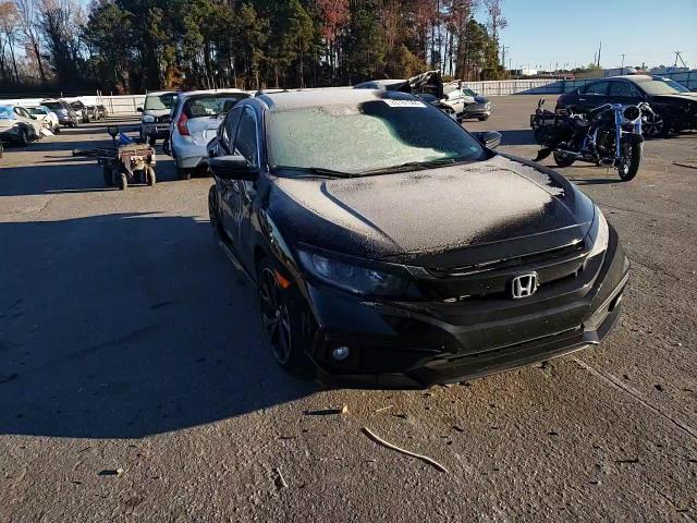 2019 Honda Civic VIN 2HGFC2F86KH503185 Copart auction photo, all over / frame damage damage thumbnail 10