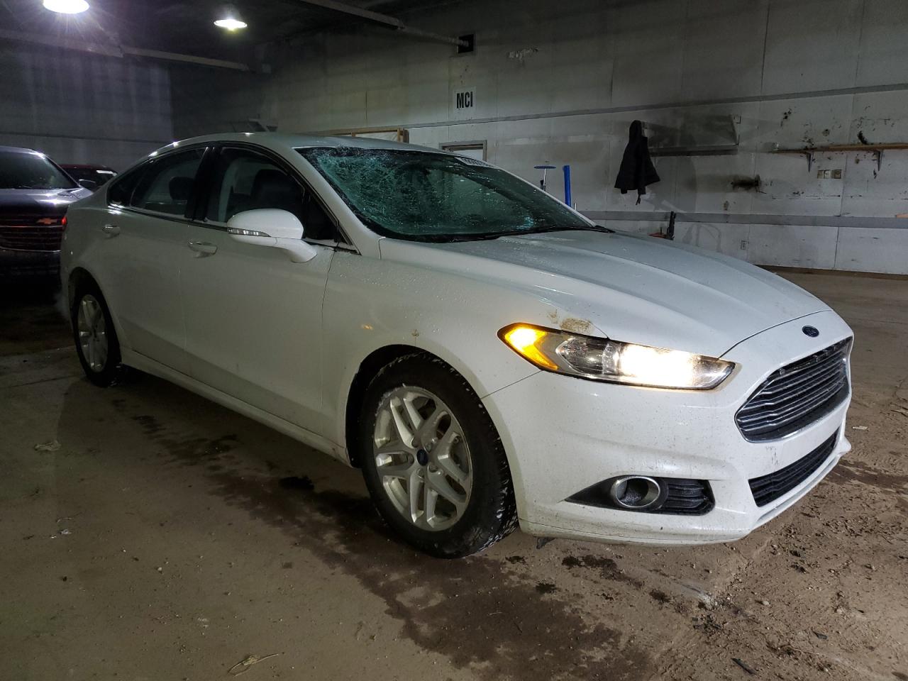 2015 Ford Fusion VIN 3FA6P0HD6FR180953 Copart auction photo, top/roof / front end damage thumbnail 4