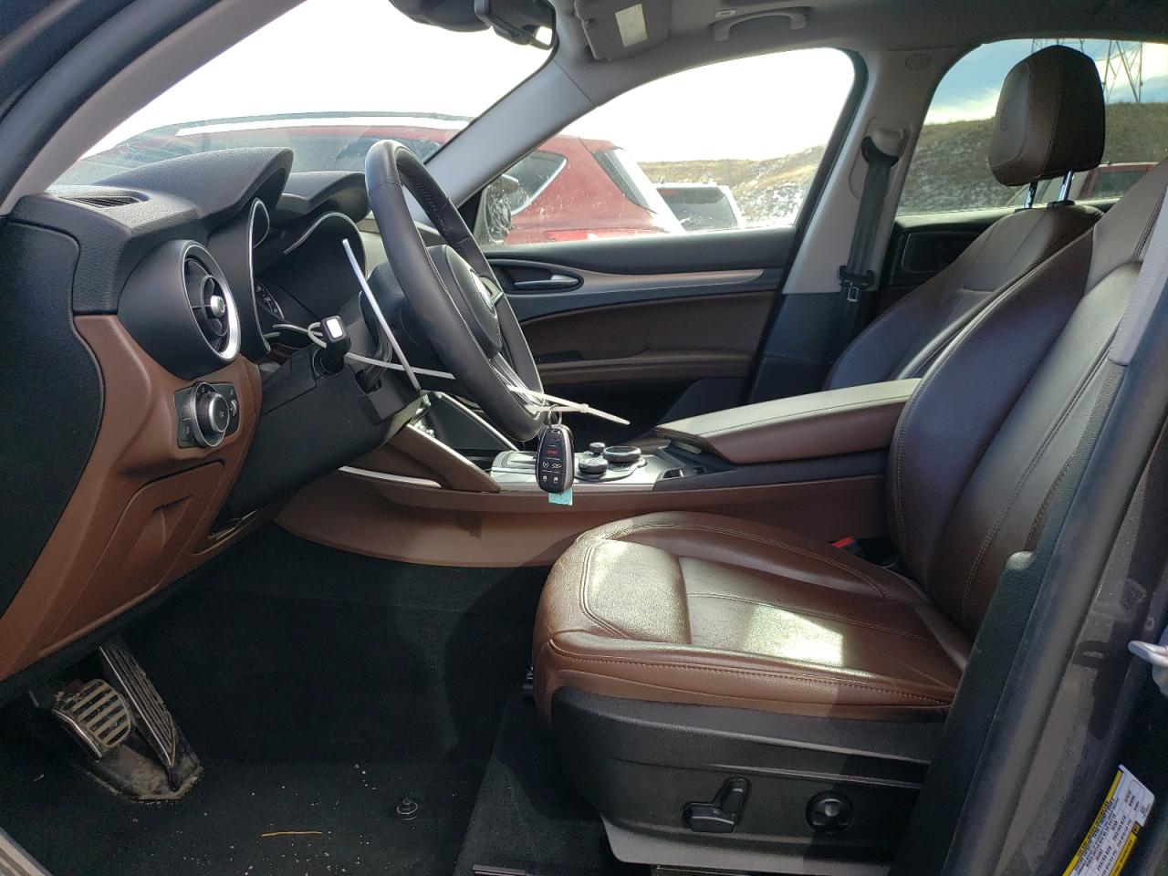 2018 Alfa Romeo Stelvio VIN ZASFAKPN0J7B78964 Copart auction photo, side / rear end damage thumbnail 7