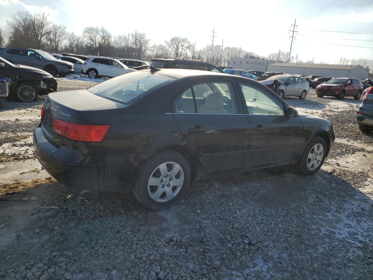 2009 Hyundai Sonata VIN 5NPET46C29H490186 Copart auction photo, front end damage thumbnail 3