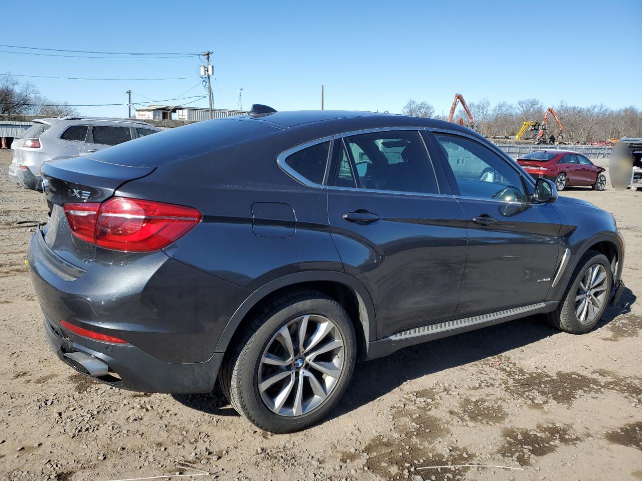 2016 BMW X6 VIN 5UXKU6C59G0S82414 Copart auction photo, rear end / front end damage thumbnail 3