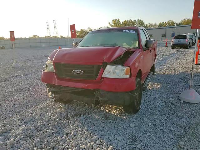 2004 Ford F-150 VIN 1FTRX14W54FA35613 Copart auction photo, front end / undercarriage damage thumbnail 10