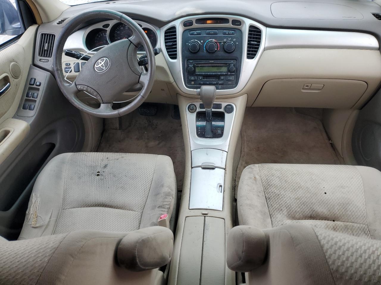 2006 Toyota Highlander VIN JTEEP21A860167506 Copart auction photo, side / front end damage thumbnail 8
