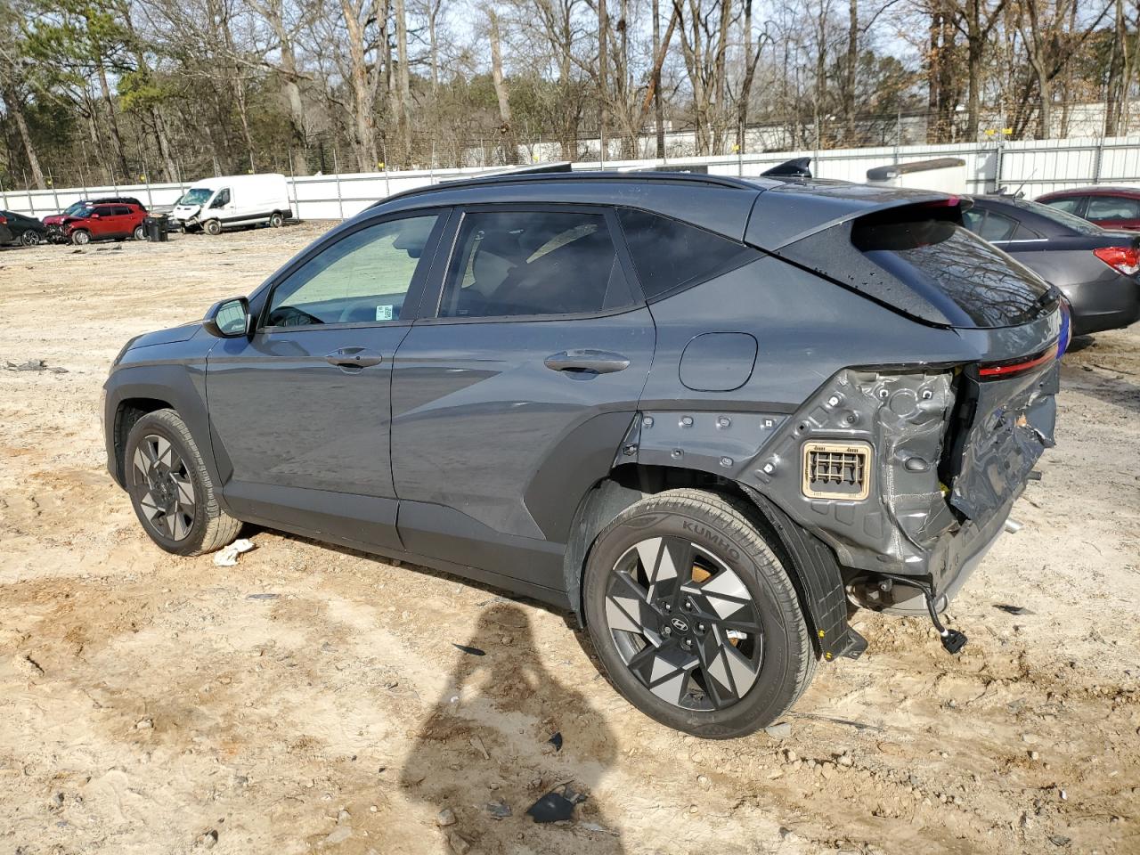 2024 Hyundai Kona VIN KM8HB3AB4RU117547 Copart auction photo, rear end damage thumbnail 2