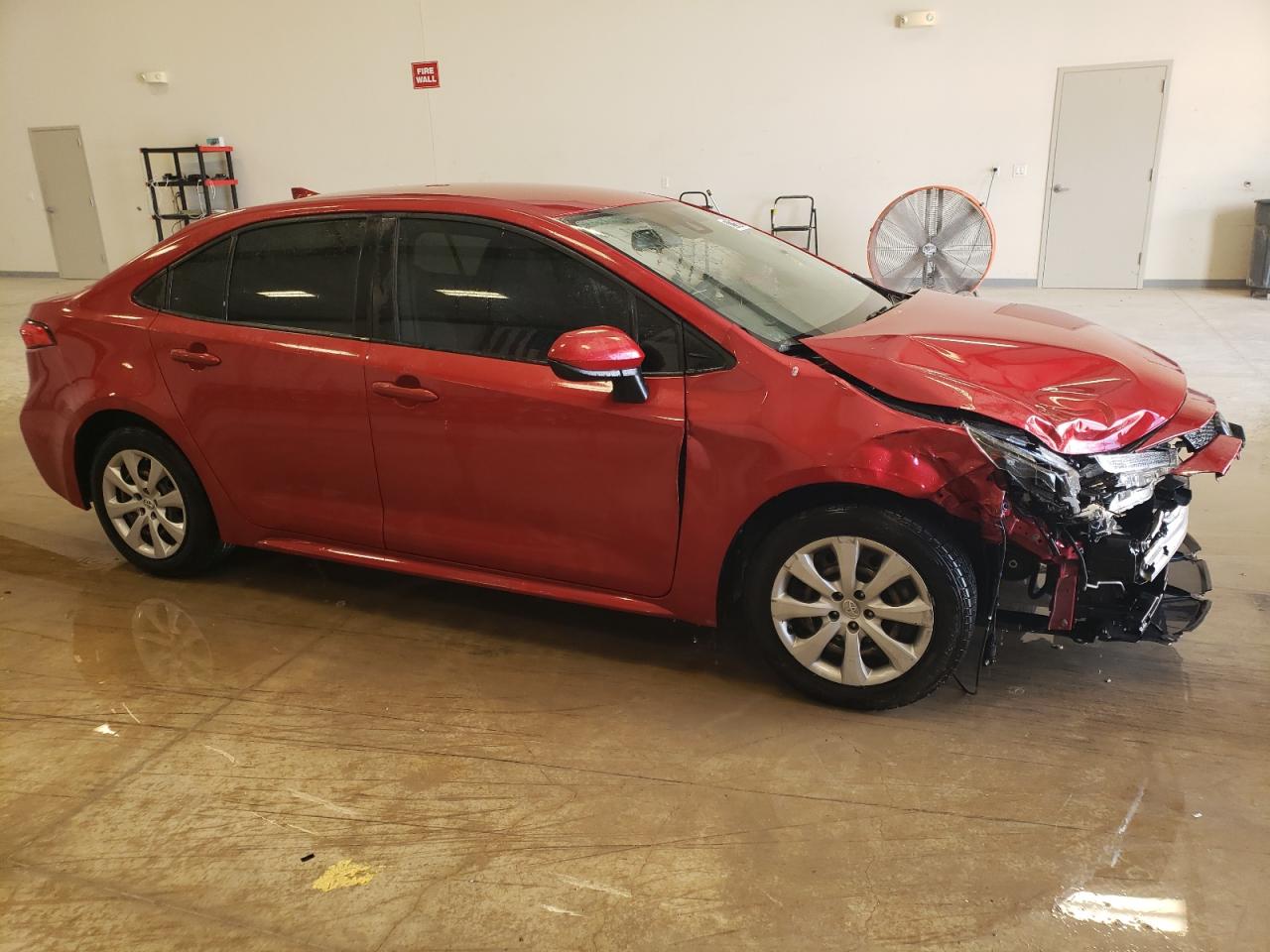 2021 Toyota Corolla VIN JTDEPMAE5MJ121948 Copart auction photo, front end / minor dent/scratches damage thumbnail 4