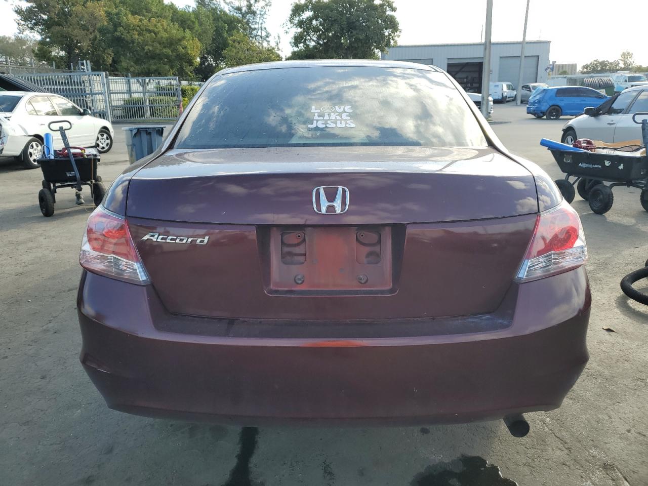 2008 Honda Accord VIN 1HGCP26328A066644 Copart auction photo, front end damage thumbnail 6