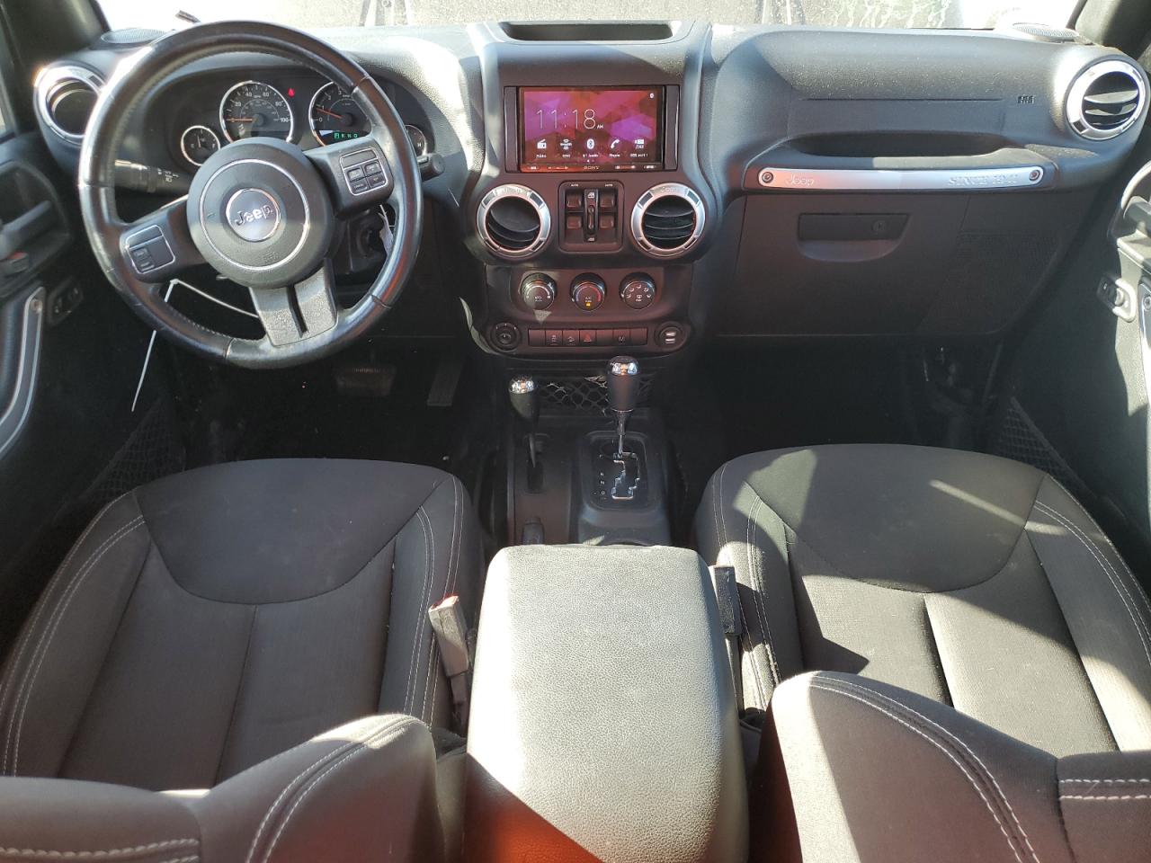 2018 Jeep Wrangler VIN 1C4BJWEG7JL913580 Copart auction photo, front end damage thumbnail 8