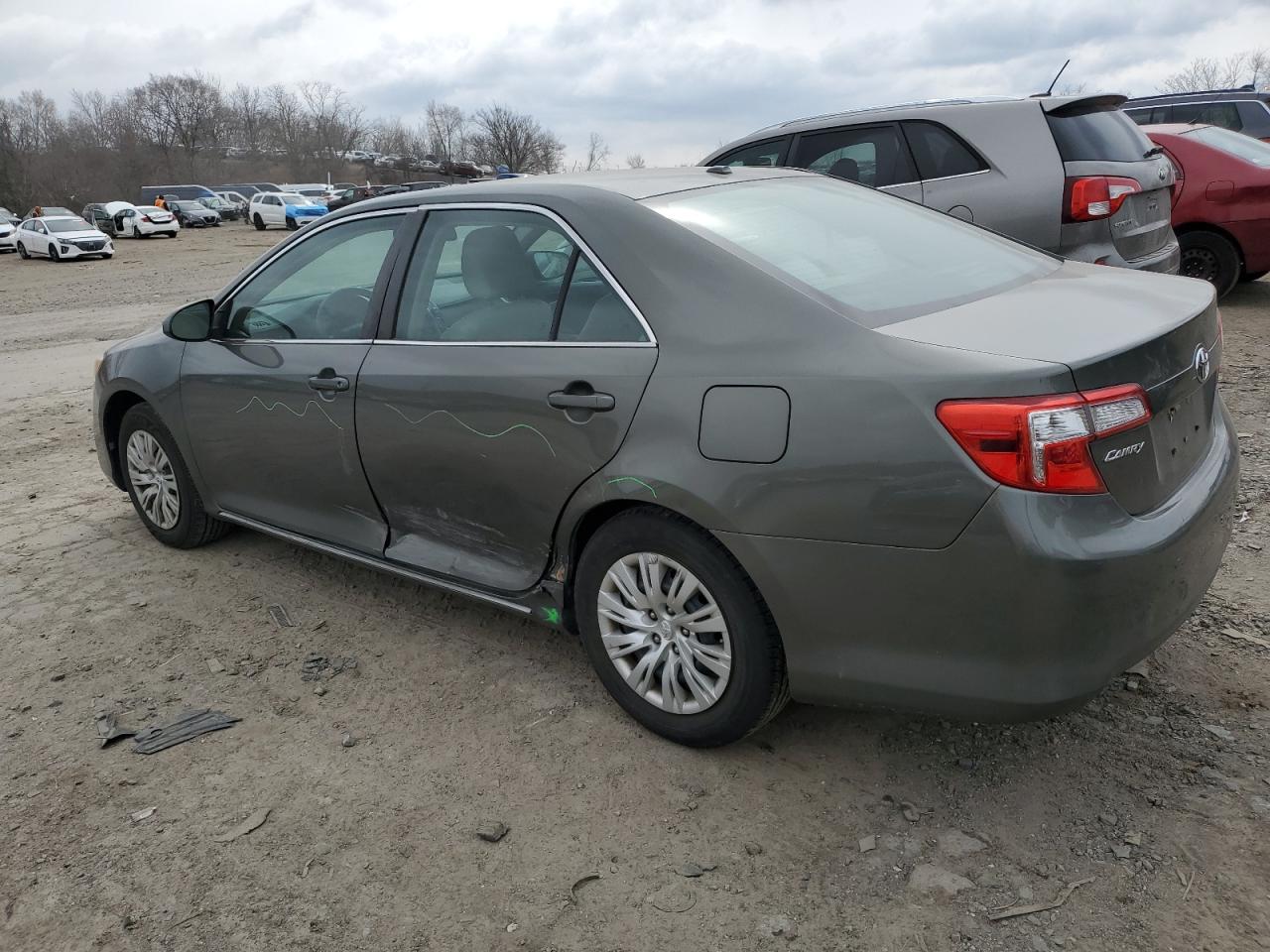2014 Toyota Camry VIN 4T4BF1FK4ER395596 Copart auction photo, side damage thumbnail 2