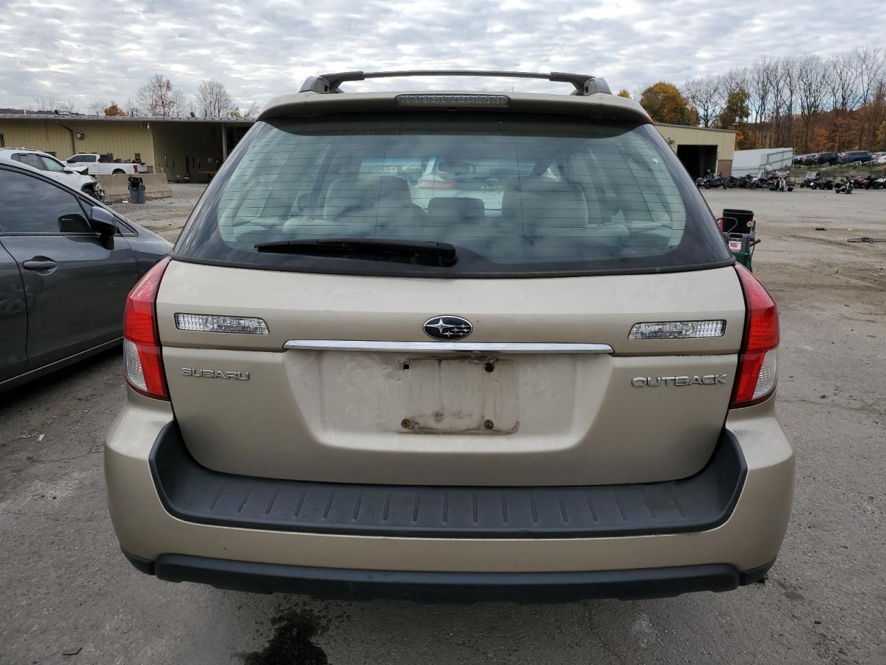 2008 Subaru Outback VIN 4S4BP61C487337091 Copart auction photo, front end / side damage thumbnail 6
