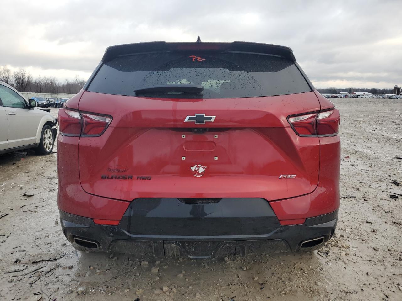 2022 Chevrolet Blazer VIN 3GNKBKRS3NS140523 Copart auction photo, front end damage thumbnail 6