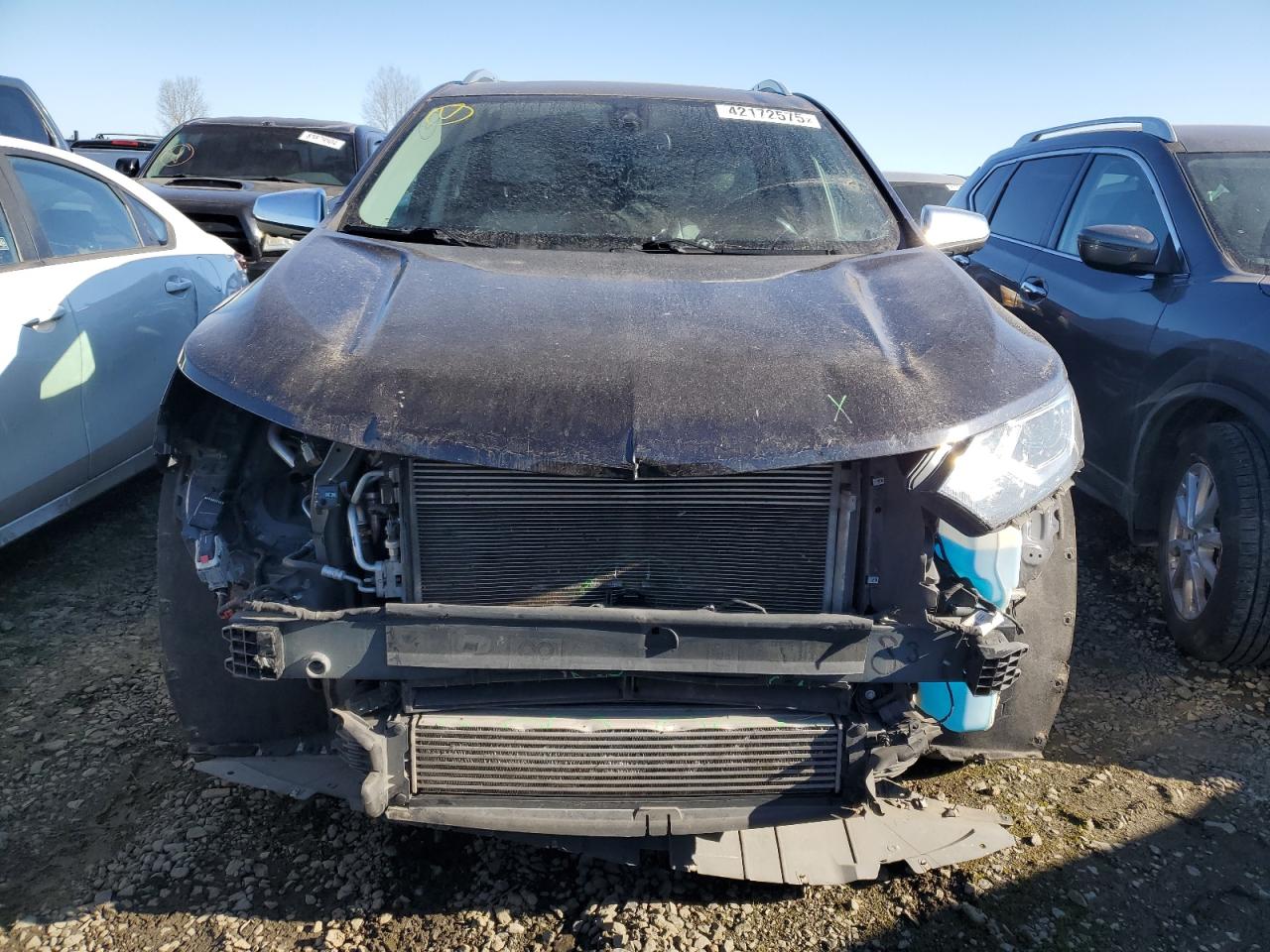2020 Chevrolet Equinox VIN 3GNAXYEX4LS563559 Copart auction photo, front end damage thumbnail 5