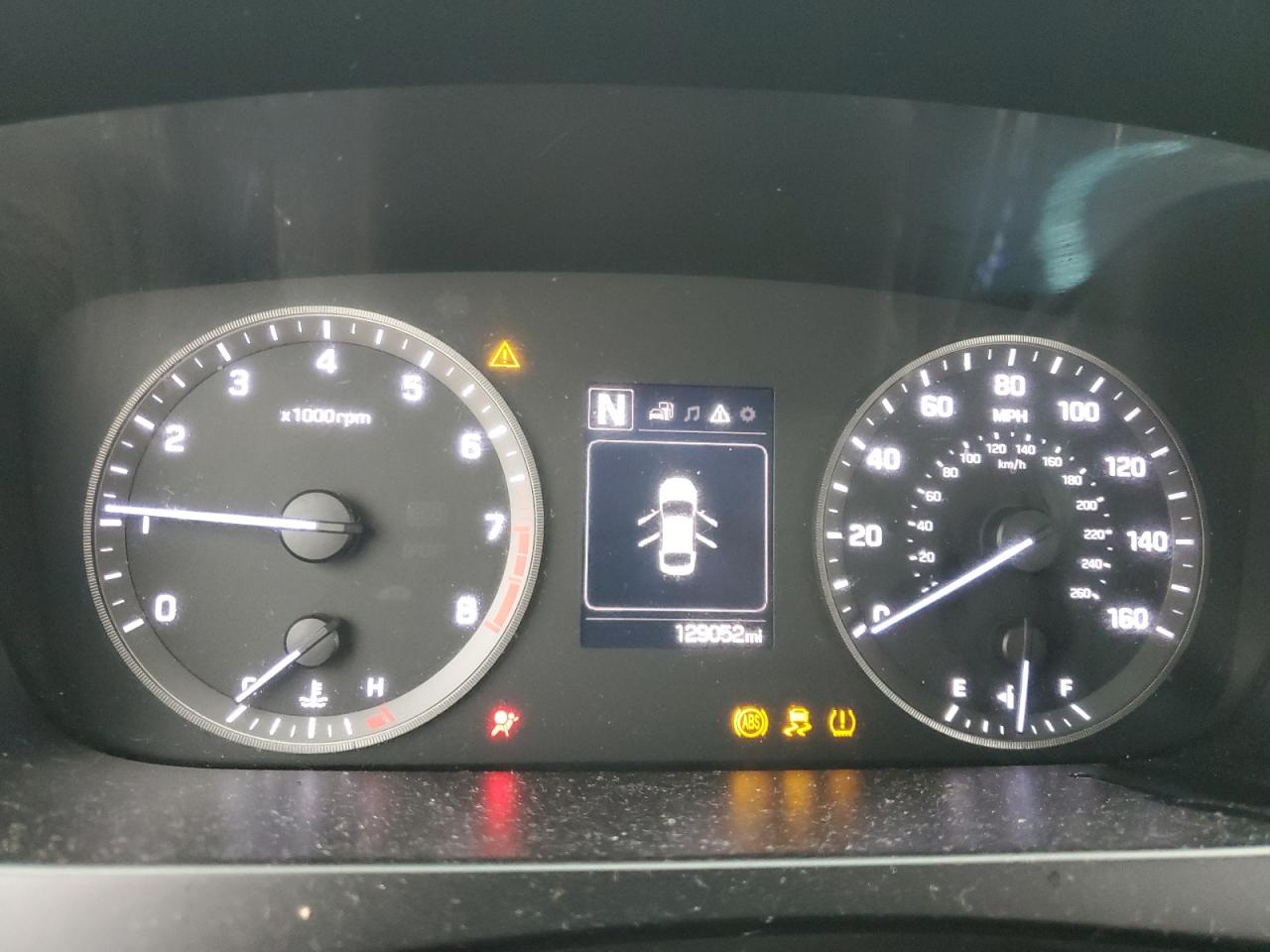2016 Hyundai Sonata VIN 5NPE34AFXGH373079 Copart auction photo, front end / rear end damage thumbnail 9