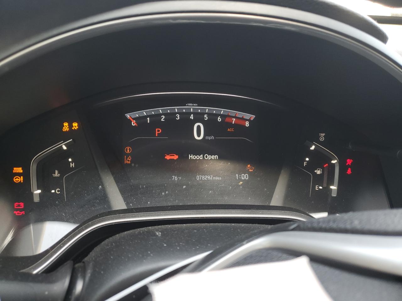 2020 Honda CR-V VIN 5J6RW1H57LA001666 Copart auction photo, front end damage thumbnail 9