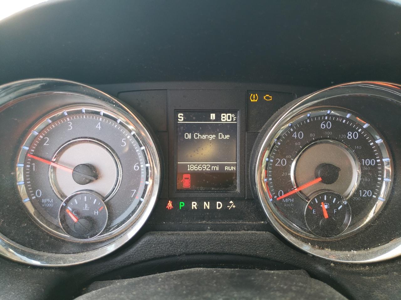 2013 Chrysler Town & Country VIN 2C4RC1CG6DR651724 Copart auction photo, front end damage thumbnail 9