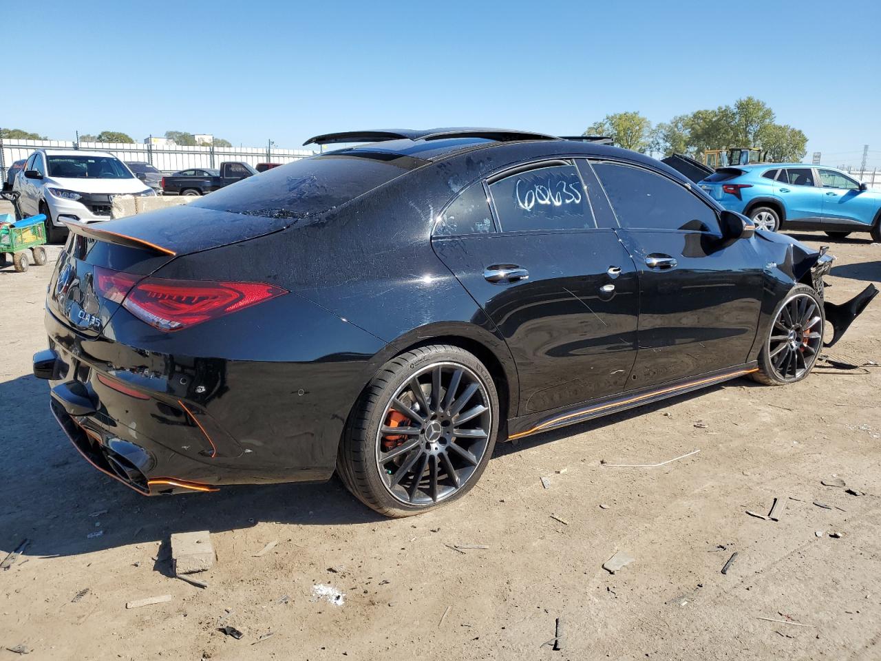 2020 Mercedes-Benz CLA-klasse VIN W1K5J5BB2LN095852 Copart auction photo, front end / vandalism damage thumbnail 3