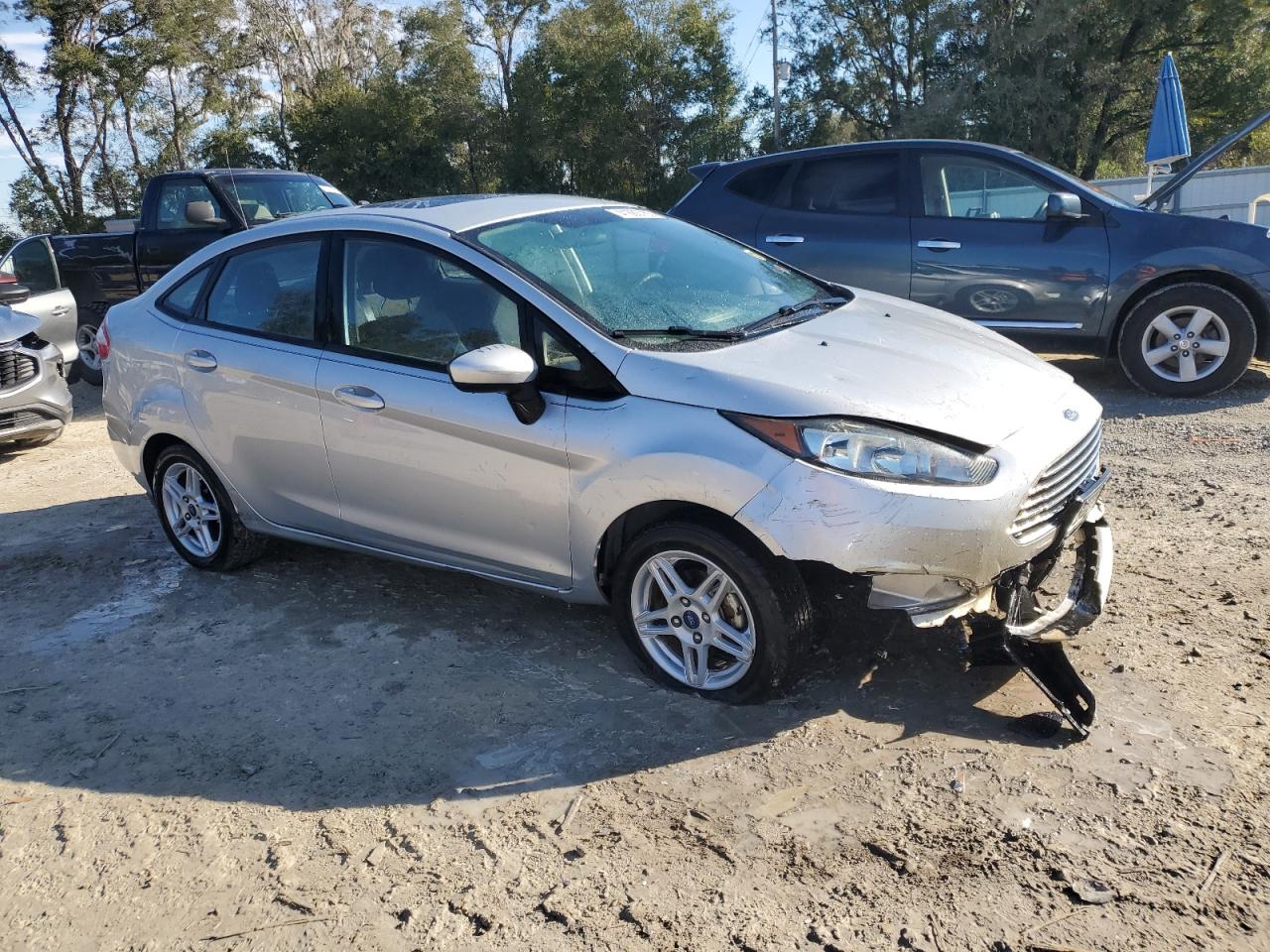 2018 Ford Fiesta VIN 3FADP4BJ6JM126099 Copart auction photo, front end damage thumbnail 4